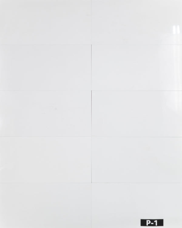 White Thassos 12" x 24" Polished