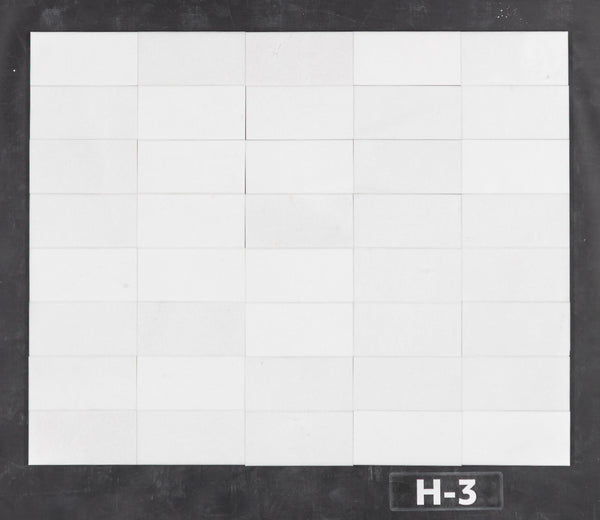 White Thassos 3" x 6" Honed - Elon Tile & Stone
