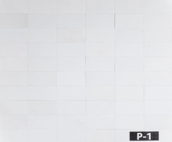 Thassos blanco 3" x 6" pulido