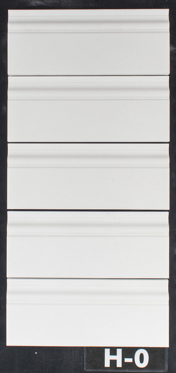 Moldura de base Thassos blanca perfeccionada