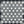 Caleidoscopio Thassos blanco con mosaico negro pulido