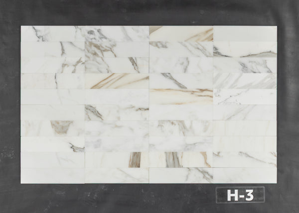 Calacatta Gold 2" x 8" Honed - Elon Tile & Stone