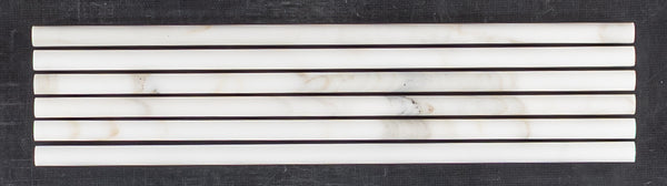 Calacatta Gold Micro Pencil Molding Honed