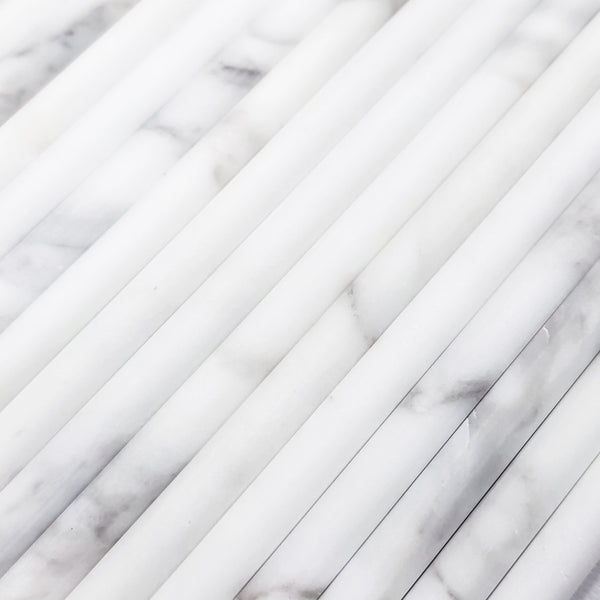 Calacatta Gold Micro Pencil Molding Honed