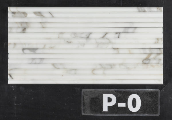 Moldura de microlápiz Calacatta Gold pulida