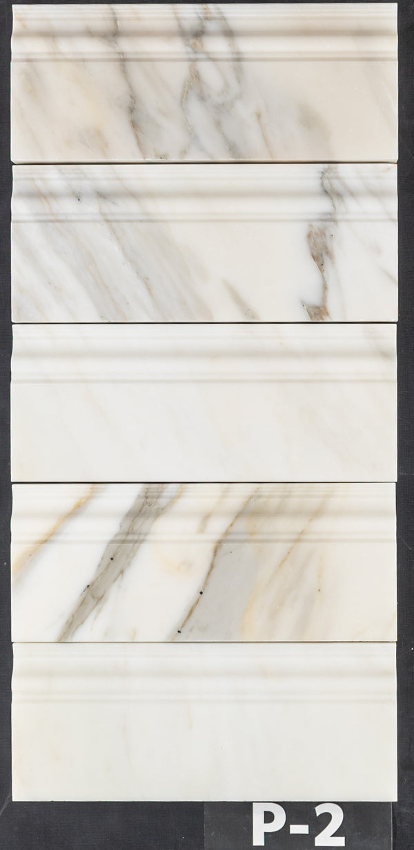 Calacatta Gold Base Molding Polished