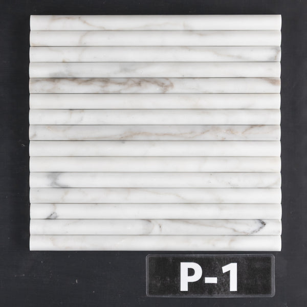 Calacatta Gold Pencil Molding Polished - Elon Tile & Stone