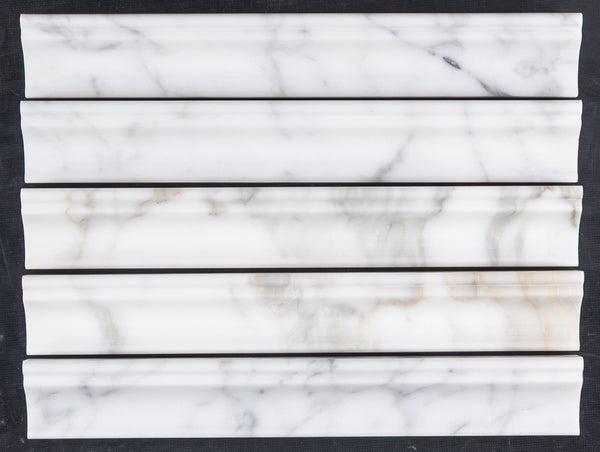 Calacatta Gold Capital Molding Honed