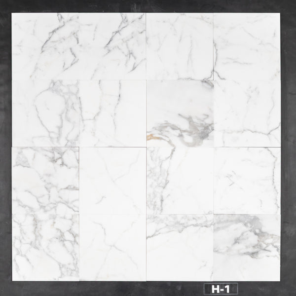 Calacatta Gold 12" x 12" Honed - Elon Tile & Stone