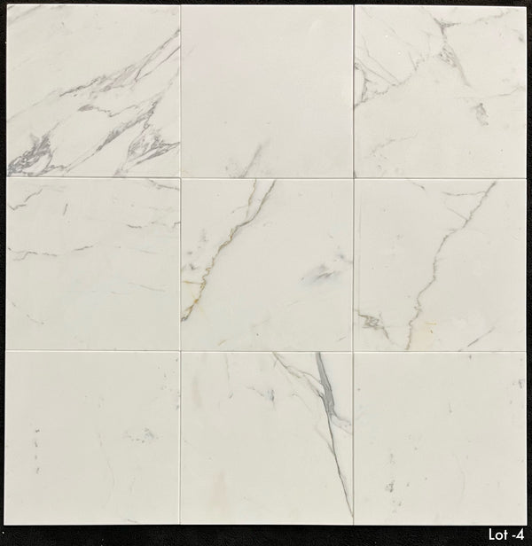 Calacatta Gold 12" x 12" Honed - Elon Tile & Stone