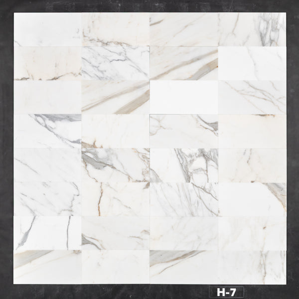 Calacatta Gold 6" x 12" Honed - Elon Tile & Stone