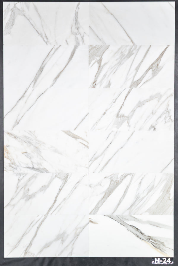 Calacatta Gold 12" x 24" Honed