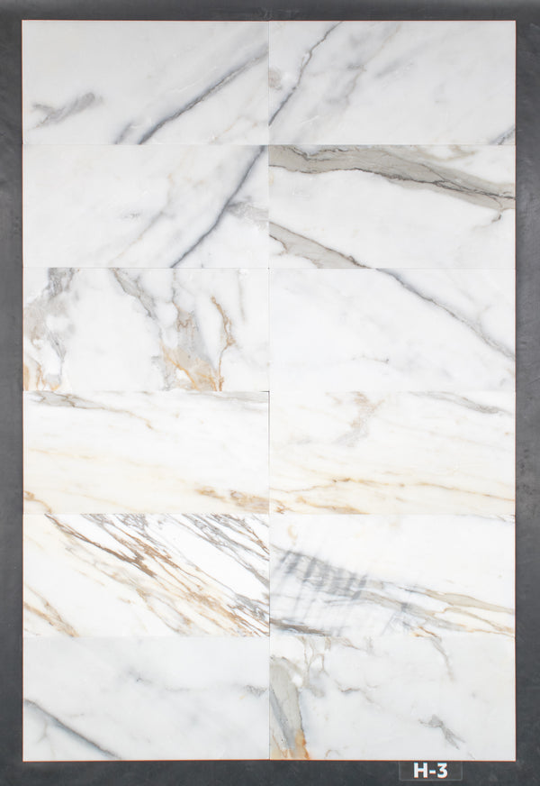 Calacatta Gold 12" x 24" Honed