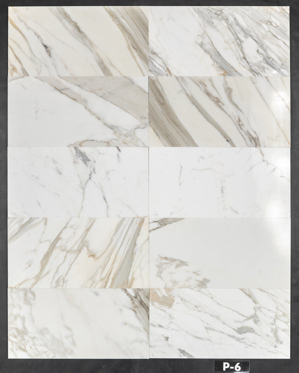 Calacatta Gold 12" x 24" Polished - Elon Tile & Stone
