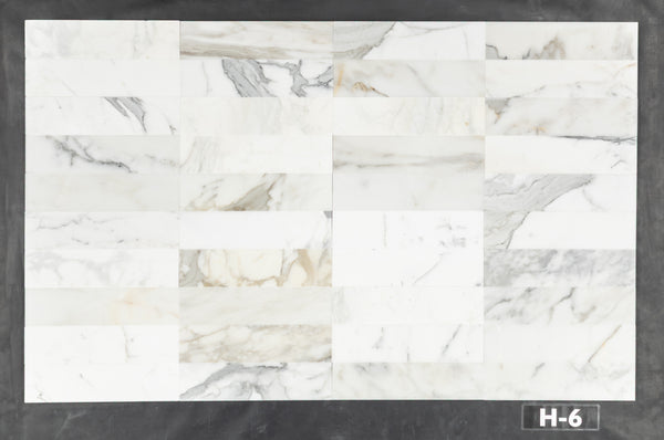 Calacatta Gold 3" x 12" Pulido