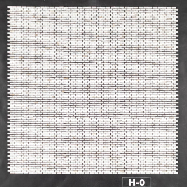 Calacatta Gold Micro Brick Mosaic Honed - Elon Tile & Stone