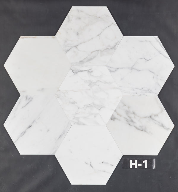 Calacatta 10 1/2" Hexagon Honed