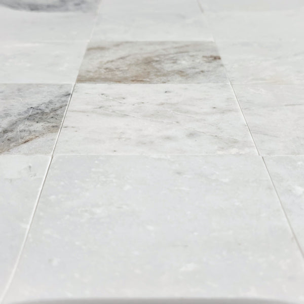 Bianco Oro 4" x 4" Honed