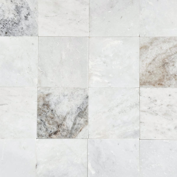 Bianco Oro 4" x 4" Honed