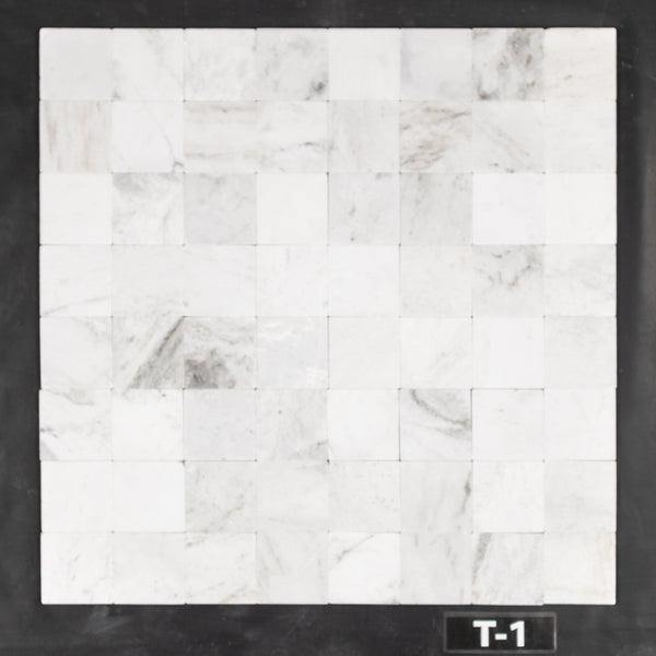 Bianco Oro 4" x 4" Soft Tumbled