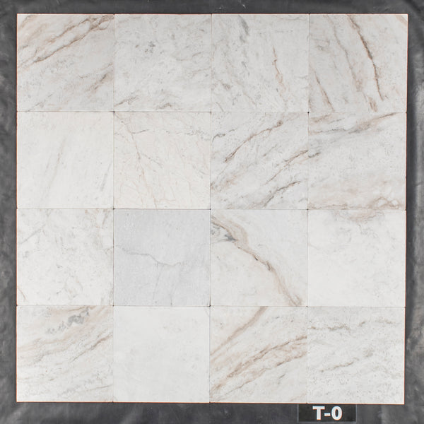 Bianco Oro 10" x 10" Soft Tumbled