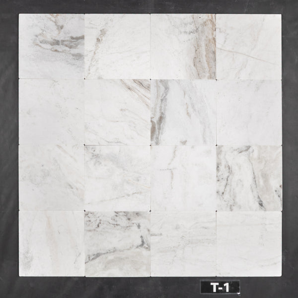 Bianco Oro 10" x 10" Soft Tumbled