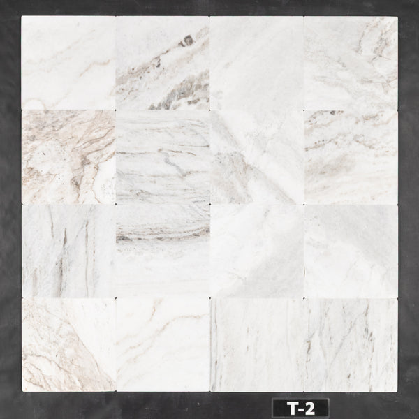 Bianco Oro 10" x 10" Soft Tumbled