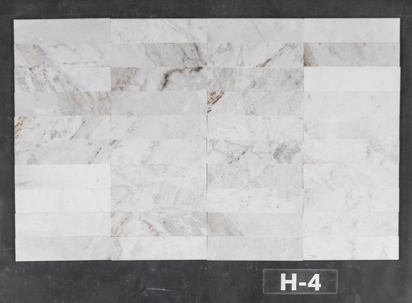 Bianco Oro 2" x 8" Honed