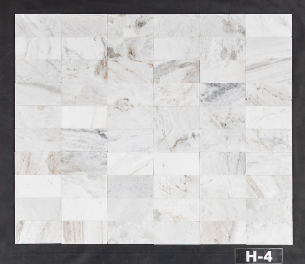 Bianco Oro 3" x 6" Pulido