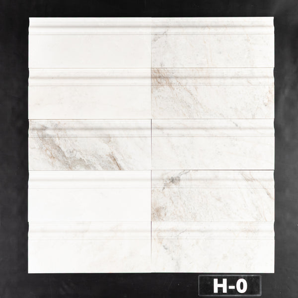 Bianco Oro Base Molding Honed