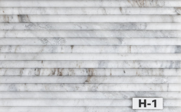 Bianco Oro Petite Pencil Molding Honed