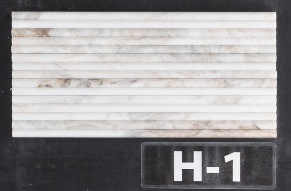 Bianco Oro Micro Pencil Molding Honed