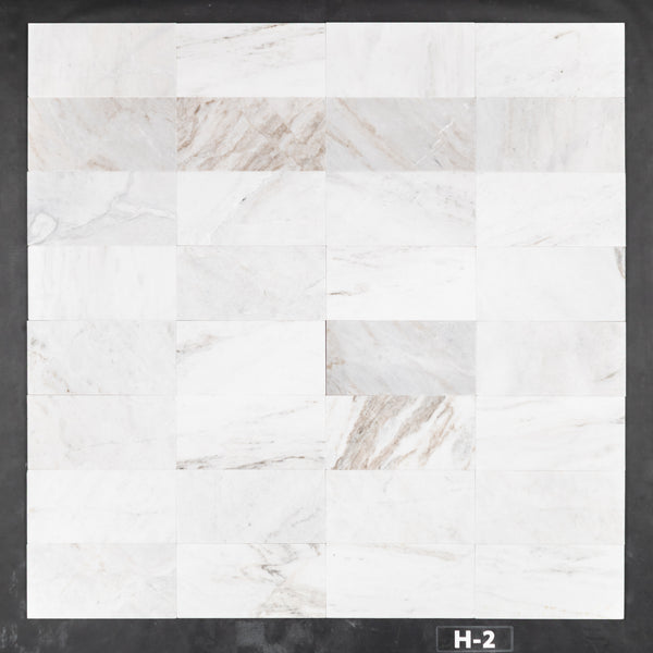 Bianco Oro 6" x 12" Pulido