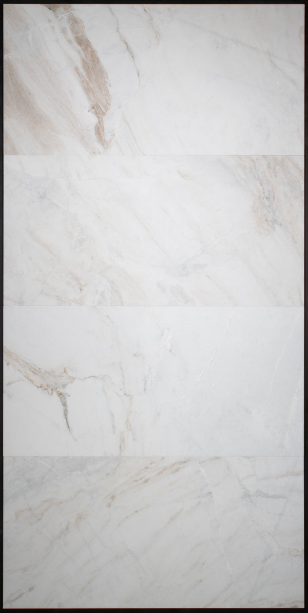 Bianco Oro 18" x 36" Honed