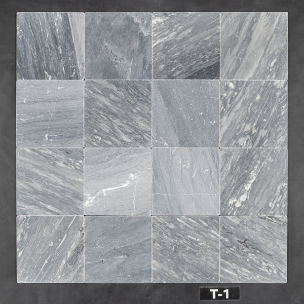 Bardiglio Nuvolato 10" x 10" Soft Tumbled