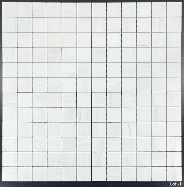 Dolomita mosaico cuadrado de 2" x 2" pulido