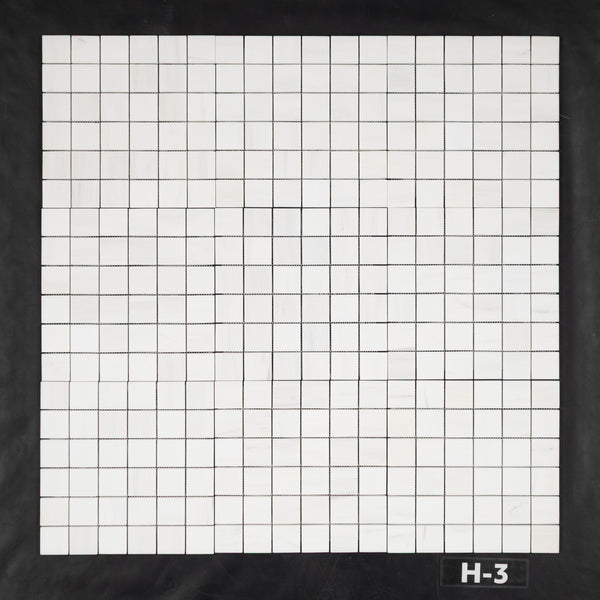 Dolomita mosaico cuadrado de 2" x 2" pulido
