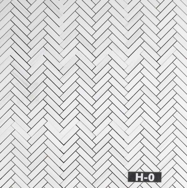 Dolomite 1" x 4" Herringbone Mosaic Honed