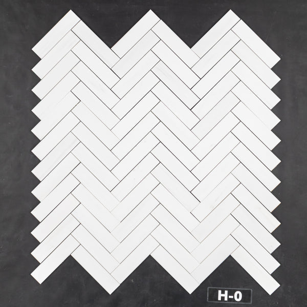 Dolomite 2" x 8" Herringbone Mosaic Honed