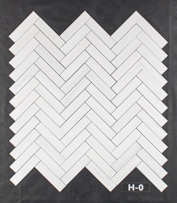 Dolomite 2" x 8" Herringbone Mosaic Honed