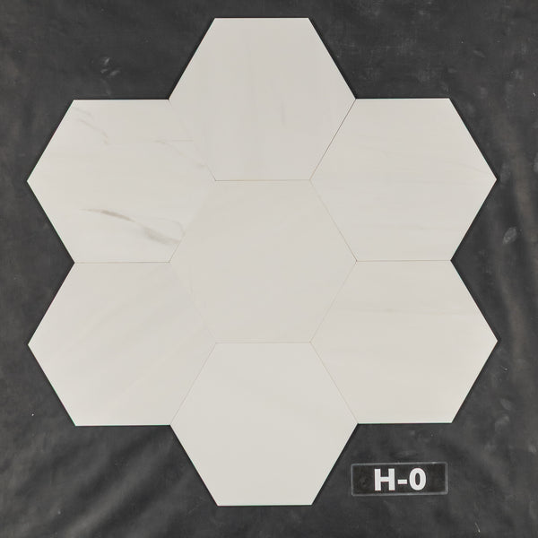 Dolomite 10 1/2" Hexagon Honed