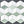Blue Celeste, Emerald Green & White Thassos Trillium Mosaic Honed