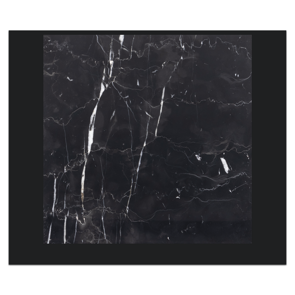 Black Marble 12" x 12" Polished Card