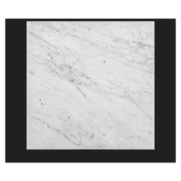 Bianco Carrara 12" x 12" Polished Card