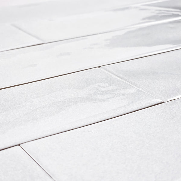 Opal White 3" x 12" Ceramic Glossy
