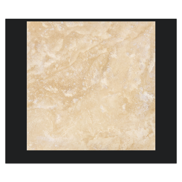 Light Ivory Travertine 12" x 12" Honed & Filled Card