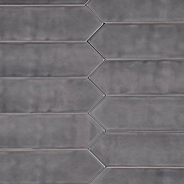 Optics Anthracite Picket Glossy - Elon Tile & Stone