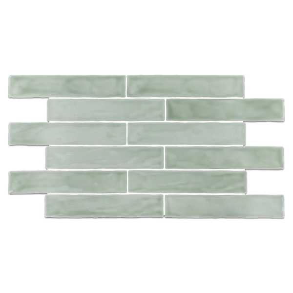 Lagos Ceramic Jade 2" x 10" Glossy