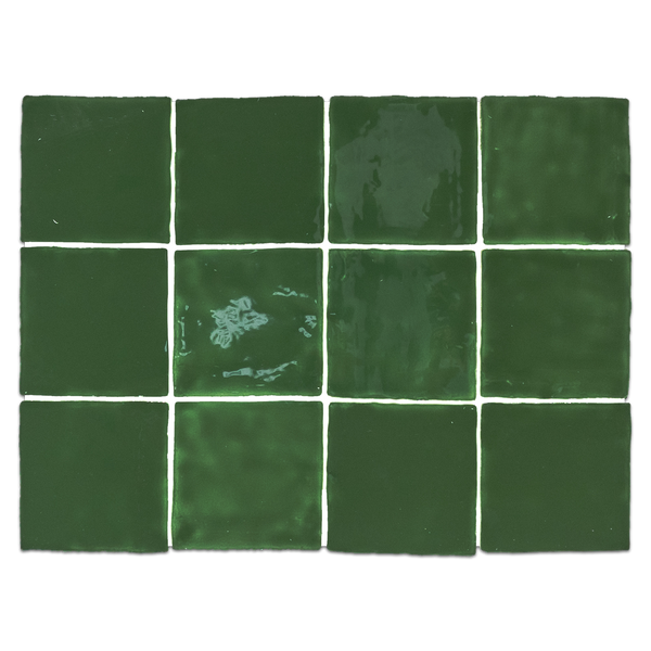 Lagos Ceramic Verde 4" x 4" Glossy