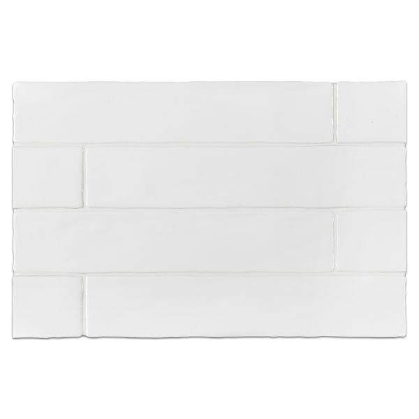 CTB405 - Lagos Ceramic White 2" x 10" Glossy Board